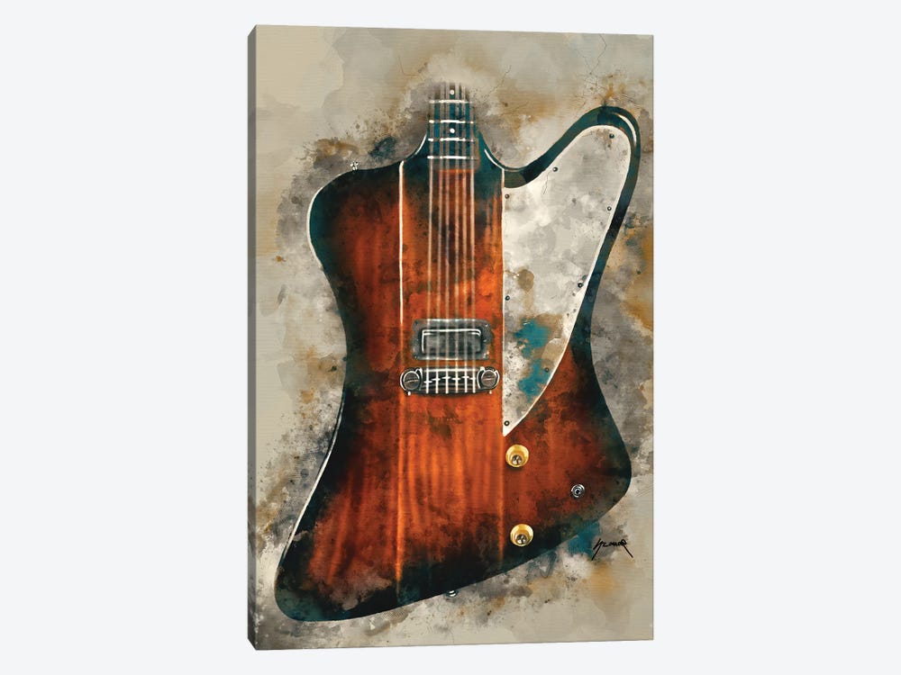 Eric Clapton's Electric Guitar by Pop Cult Posters 1-piece Canvas Wall Art