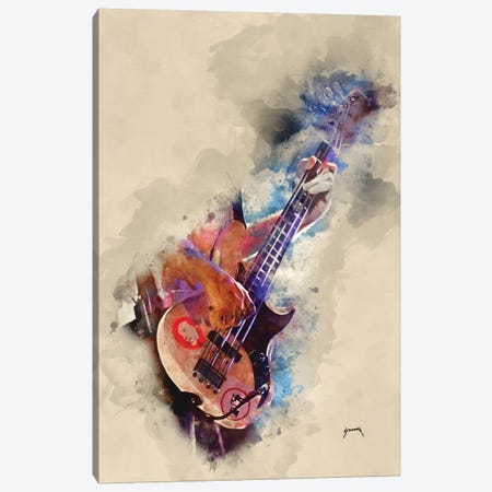 Flea's Bass Canvas Print #PCP17} by Pop Cult Posters Canvas Art Print