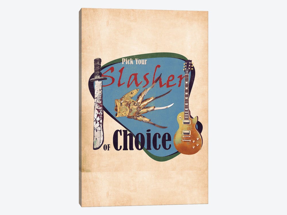 Pick Your Slasher Of Choice by Pop Cult Posters 1-piece Canvas Art