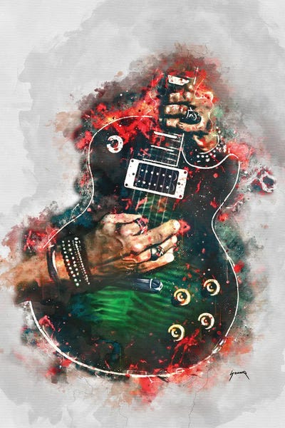 Guitars: Slasher Anaconda Electric Guitar by Pop Cult Posters