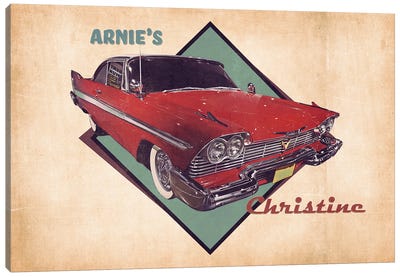 Arnie's Christine Canvas Art Print - Vintage Movie Posters