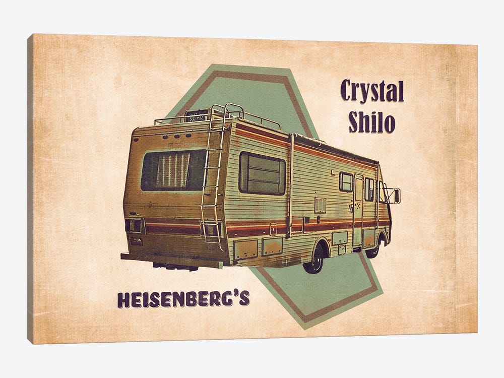 Heisenberg's Laboratory by Pop Cult Posters 1-piece Canvas Wall Art