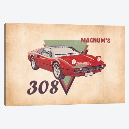 Magnum's 308 Canvas Print #PCP188} by Pop Cult Posters Canvas Art