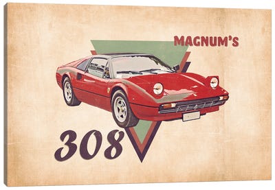 Magnum's 308 Canvas Art Print - Vintage Movie Posters