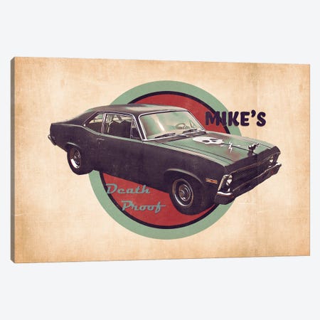 Mike's Death Proof Canvas Print #PCP191} by Pop Cult Posters Canvas Print