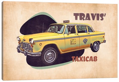 Travis' Taxicab Canvas Art Print - Pop Cult Posters