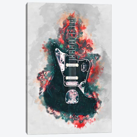 Johnny Marr's Electric Guitar Canvas Print #PCP193} by Pop Cult Posters Art Print