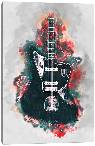 Johnny Marr's Electric Guitar Canvas Art Print - Pop Cult Posters