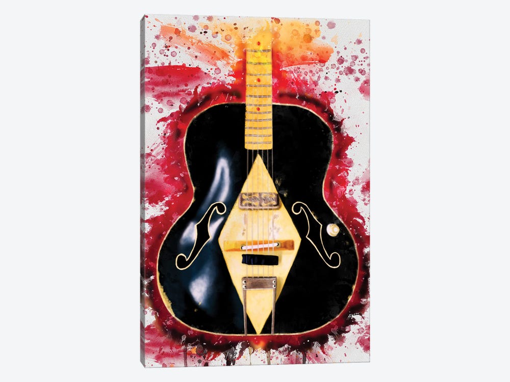 Bob Log III Electric Guitar by Pop Cult Posters 1-piece Canvas Art Print