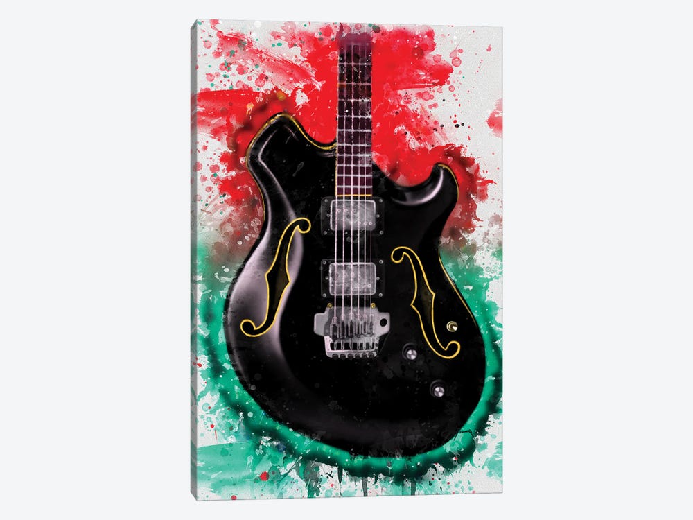 Wes Borland's Electric Guitar by Pop Cult Posters 1-piece Canvas Art