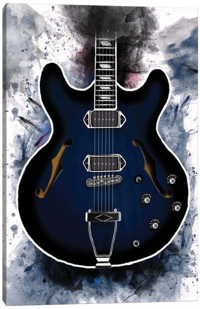 Gary Clark Jr.'s Electric Guitar Canvas Art Print - Guitar Art