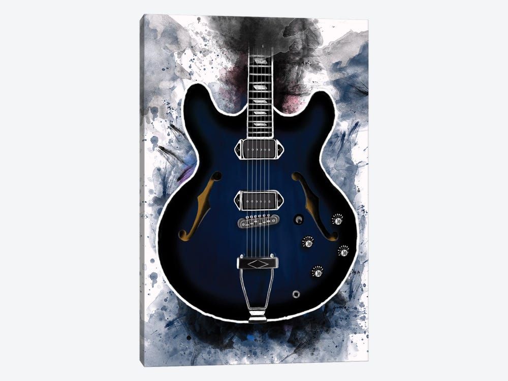 Gary Clark Jr.'s Electric Guitar by Pop Cult Posters 1-piece Canvas Wall Art