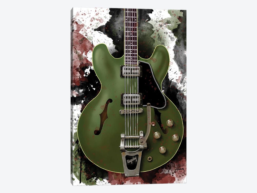 Chris Cornell's Electric Guitar by Pop Cult Posters 1-piece Art Print