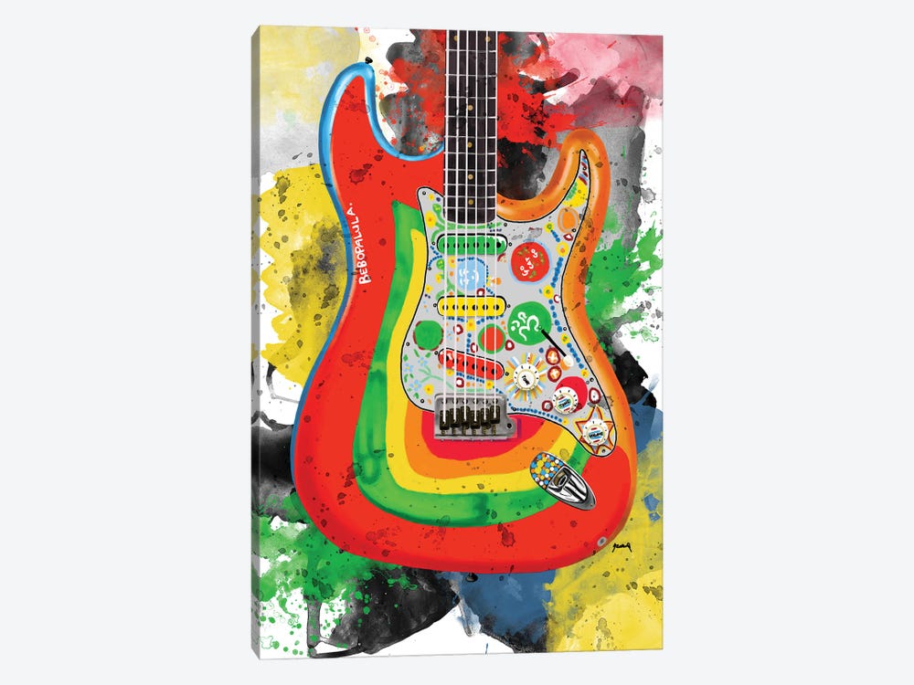 George Harrison's Rocky Guitrar by Pop Cult Posters 1-piece Canvas Art
