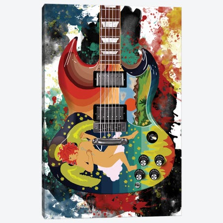 Eric Clapton's Solid Guitar Canvas Print #PCP207} by Pop Cult Posters Canvas Art