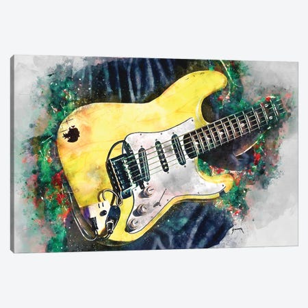 Ritchie Blackmore's Electic Guitar Canvas Print #PCP209} by Pop Cult Posters Canvas Print
