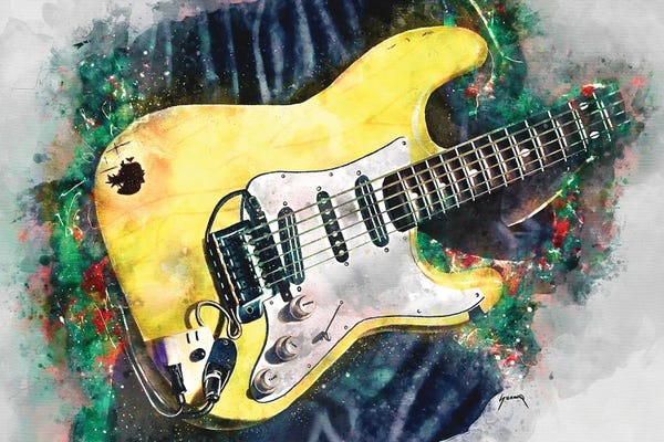 Guitars: Ritchie Blackmore's Electic Guitar by Pop Cult Posters