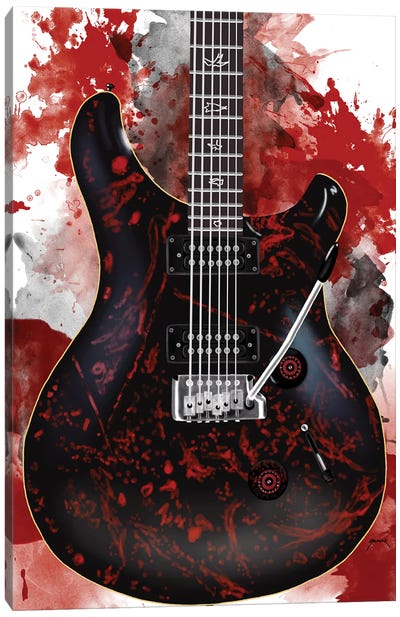Orianthi's Electric Guitar Canvas Art Print - Blues Music Art