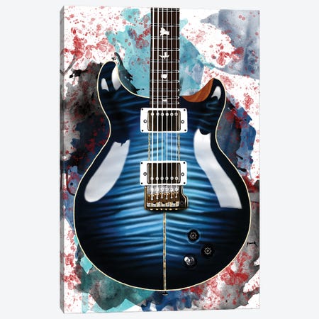 Santana's electric guitar Canvas Print #PCP221} by Pop Cult Posters Canvas Print