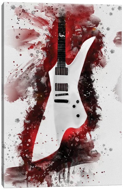 James Hetfield's Guitar II Canvas Art Print - Band Art