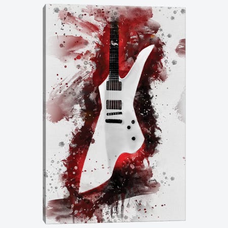 James Hetfield's Guitar II Canvas Print #PCP22} by Pop Cult Posters Canvas Art Print