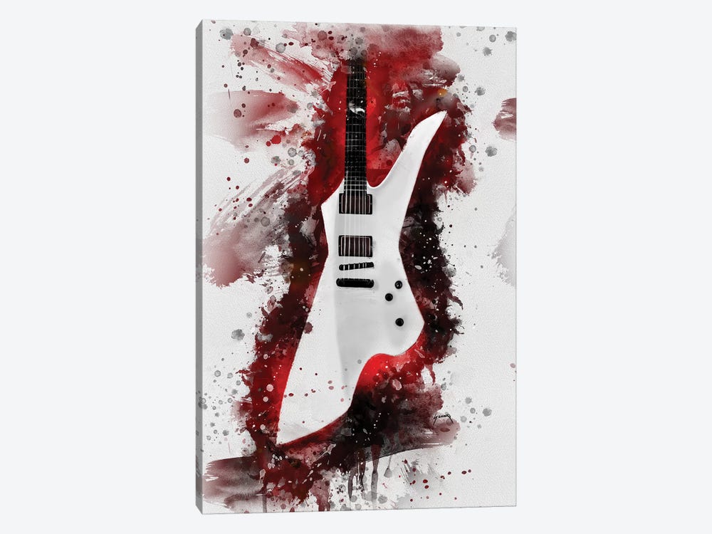 James Hetfield's Guitar II by Pop Cult Posters 1-piece Canvas Print