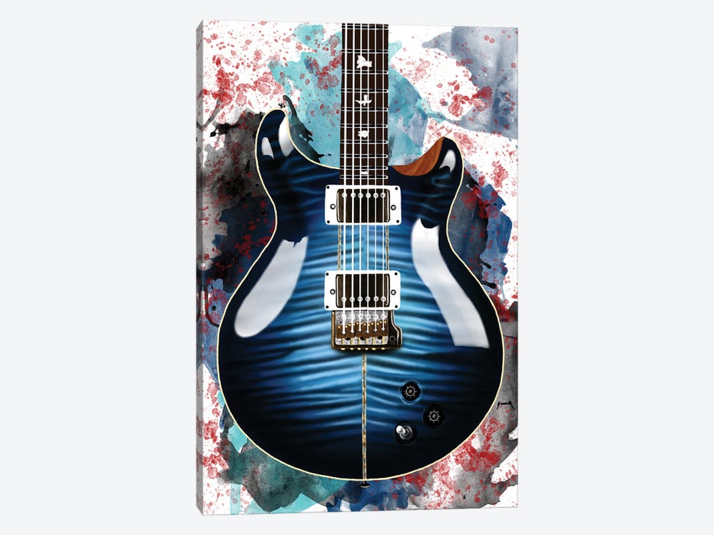 Santana Guitar by Pop Cult Posters 1-piece Canvas Print