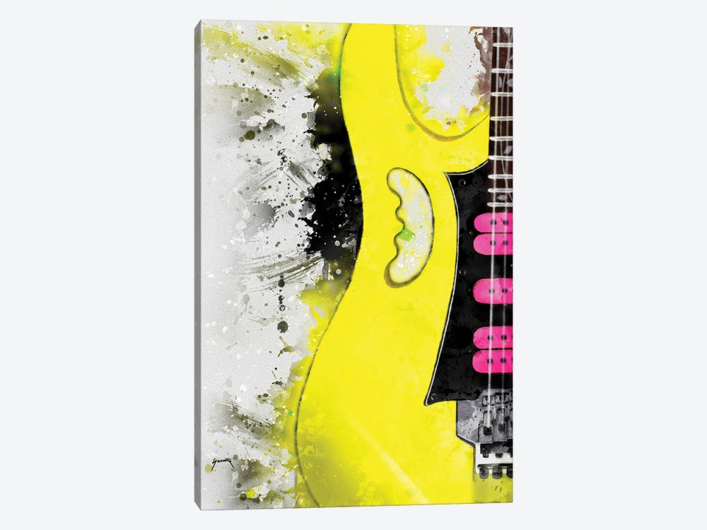 Steve Vai by Pop Cult Posters 1-piece Canvas Wall Art