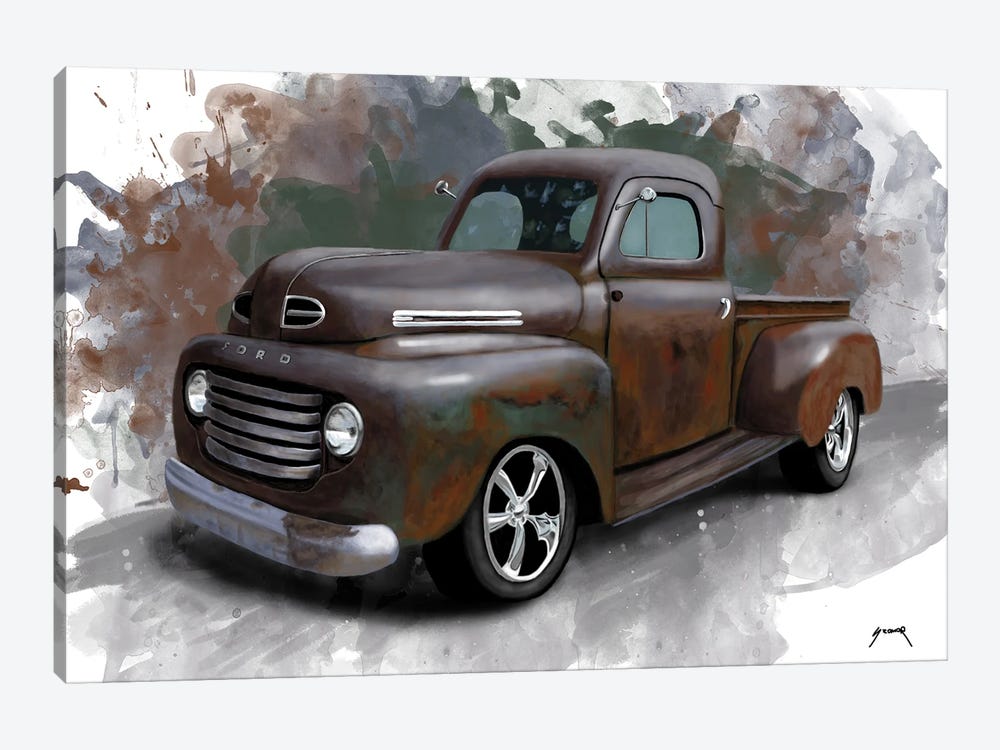 Rat Rod by Pop Cult Posters 1-piece Canvas Wall Art