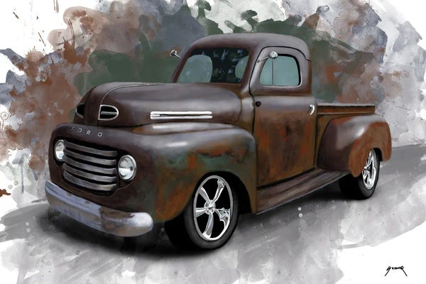 Auto Racing: Rat Rod by Pop Cult Posters