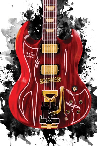 Limited Edition Musicians: Billy Gibbon's Lil' Red by Pop Cult Posters