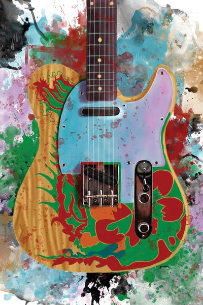 Musicians: Jimmy Page's Dragon by Pop Cult Posters