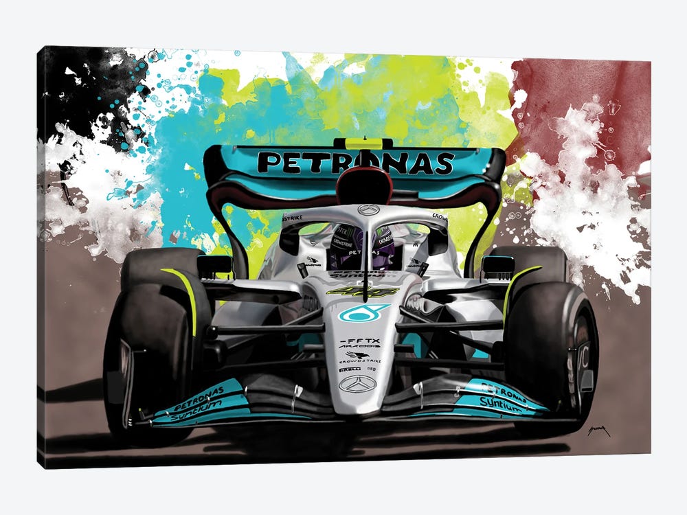 Hamilton's Racecar by Pop Cult Posters 1-piece Canvas Artwork