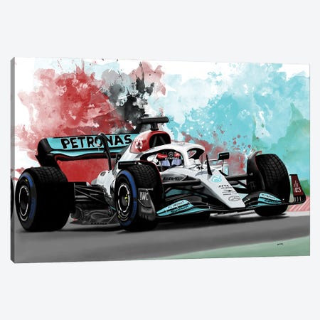 Russel's Racecar Canvas Print #PCP245} by Pop Cult Posters Canvas Wall Art