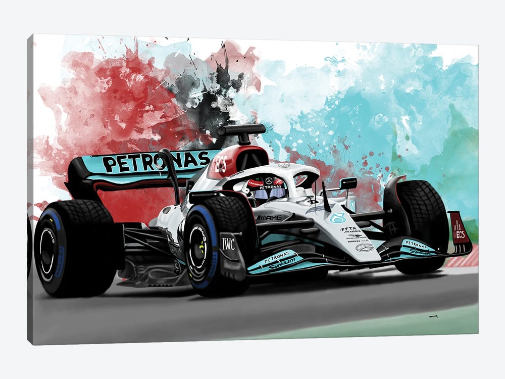 Russel's Racecar by Pop Cult Posters 1-piece Canvas Print