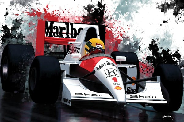 Limited Editions: Senna's Racecar by Pop Cult Posters