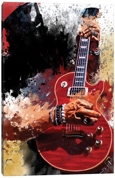 Slasher Canvas Art Print - Guitar Art
