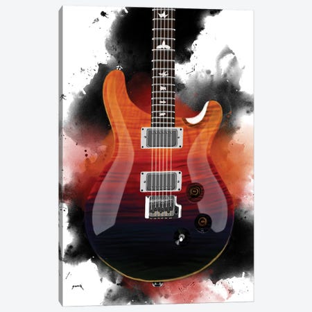 Al's Guitar Canvas Print #PCP259} by Pop Cult Posters Canvas Artwork