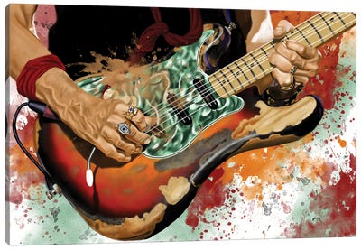 Joe's Hybrid Canvas Art Print - Blues Music Art