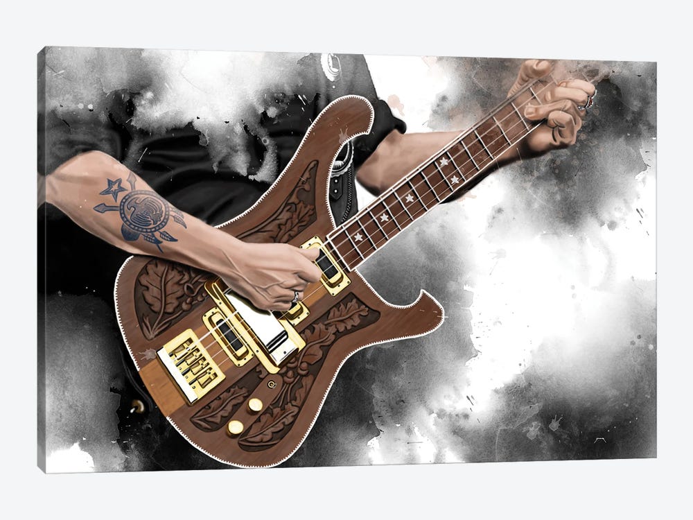 Lemmy's Bass by Pop Cult Posters 1-piece Canvas Art Print