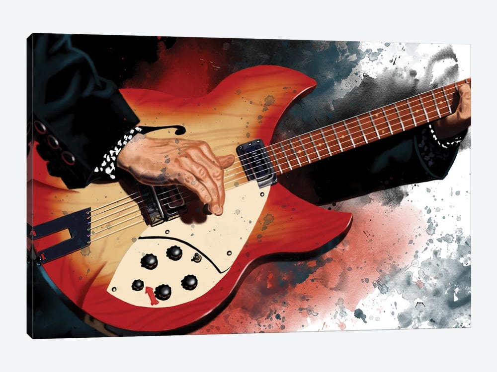 Tom's Guitar by Pop Cult Posters 1-piece Art Print