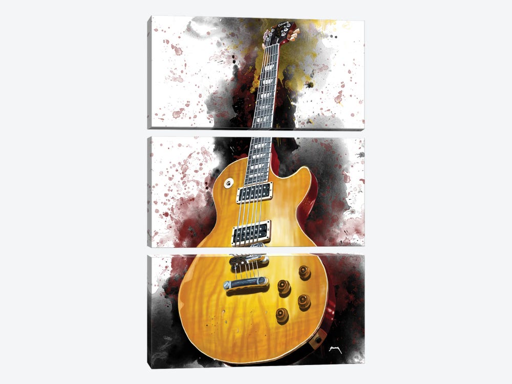 Paul's Guitar by Pop Cult Posters 3-piece Canvas Artwork