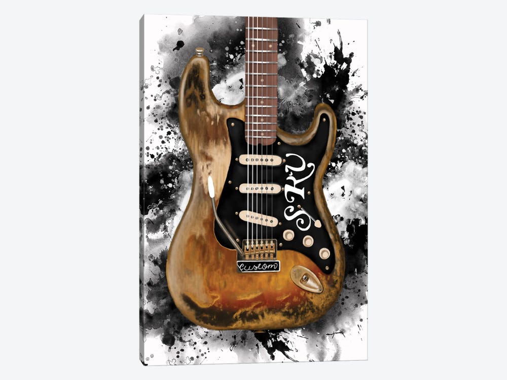 Stevie's Guitar by Pop Cult Posters 1-piece Art Print