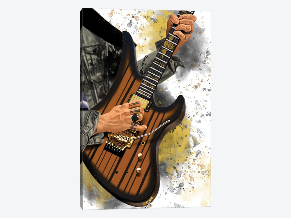 Syn's Guitar by Pop Cult Posters 1-piece Canvas Artwork