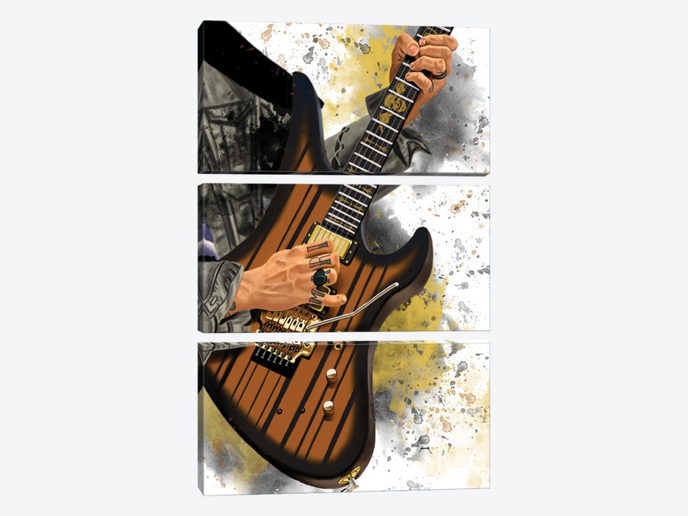 Syn's Guitar by Pop Cult Posters 3-piece Canvas Wall Art
