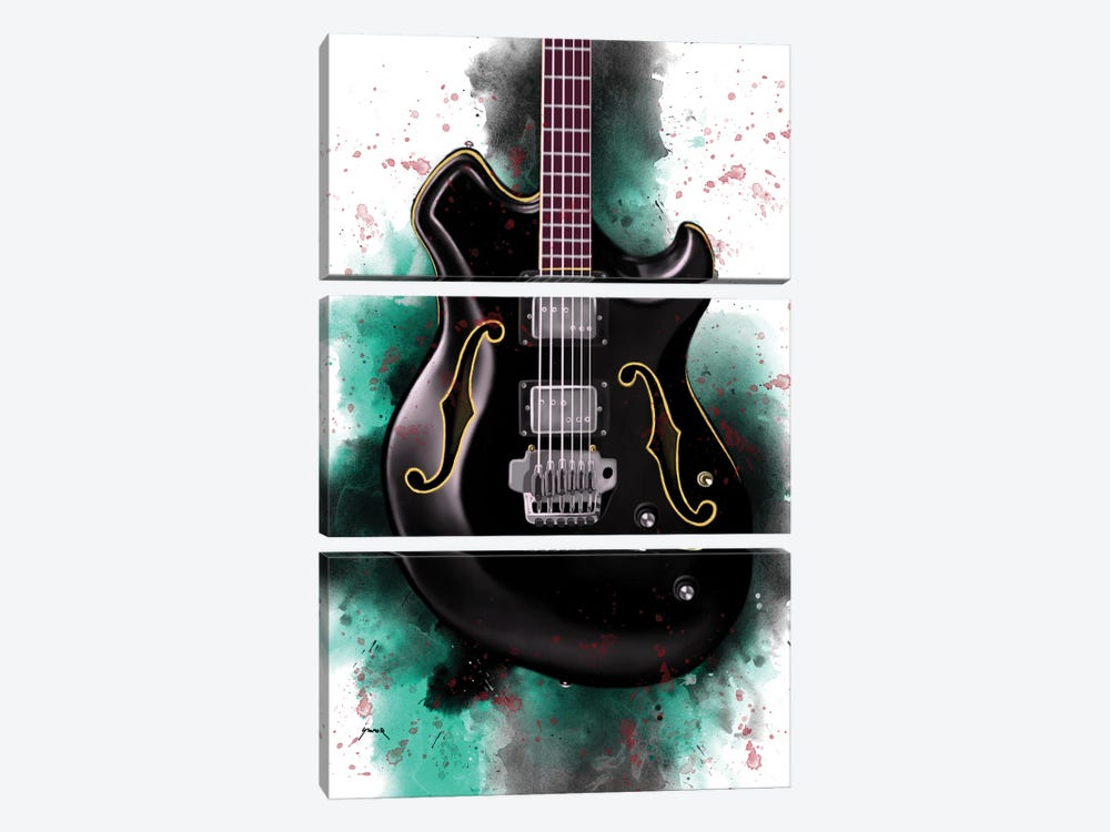 Wes' Guitar by Pop Cult Posters 3-piece Art Print