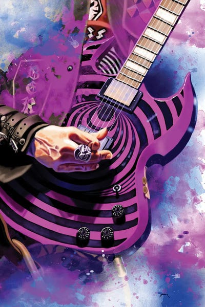 Limited Edition Musicians: Zakk's Guitar by Pop Cult Posters
