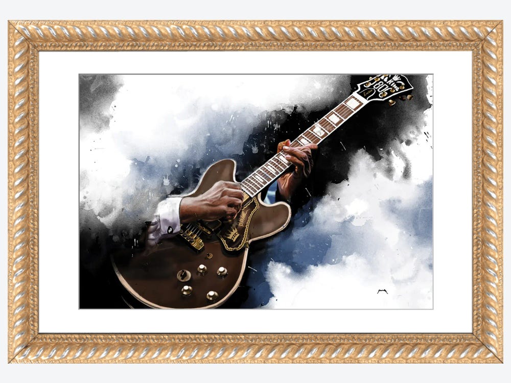 BB King\'s Electric Guitar Canvas iCanvas Posters Art Cult | by Pop