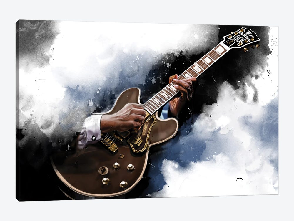BB King's Electric Guitar by Pop Cult Posters 1-piece Canvas Artwork