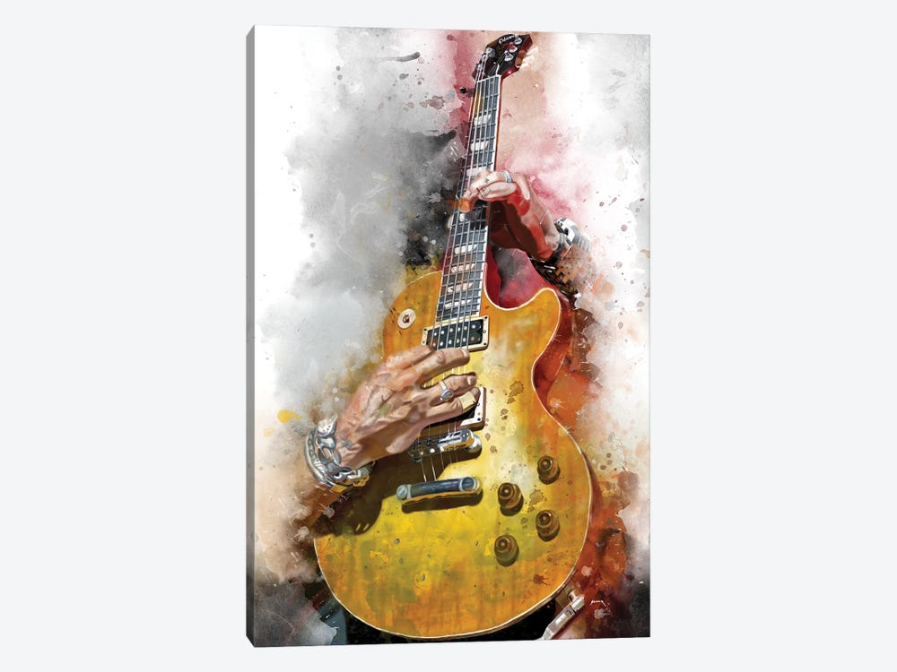 Slash's Guitar by Pop Cult Posters 1-piece Canvas Art